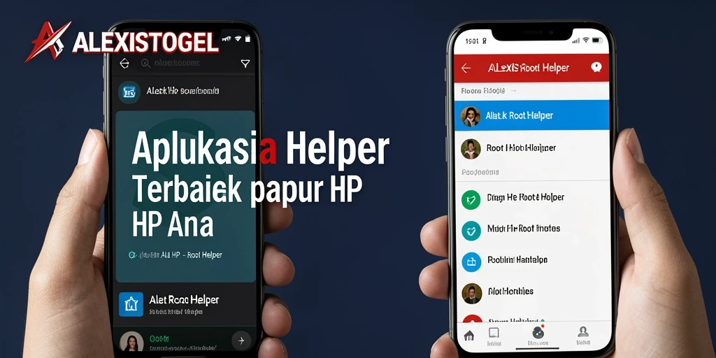 Tampilan antarmuka ALEXISTOGEL dengan fitur Root Helper yang intuitif.