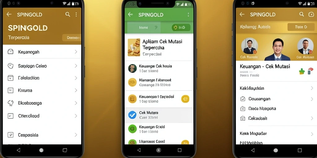 Antarmuka SPINGOLD menampilkan informasi mutasi keuangan secara jelas.