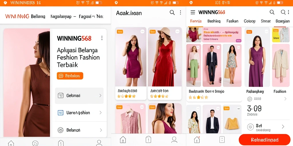 Tampilan antarmuka aplikasi WINNING568 yang menarik dan fungsional.