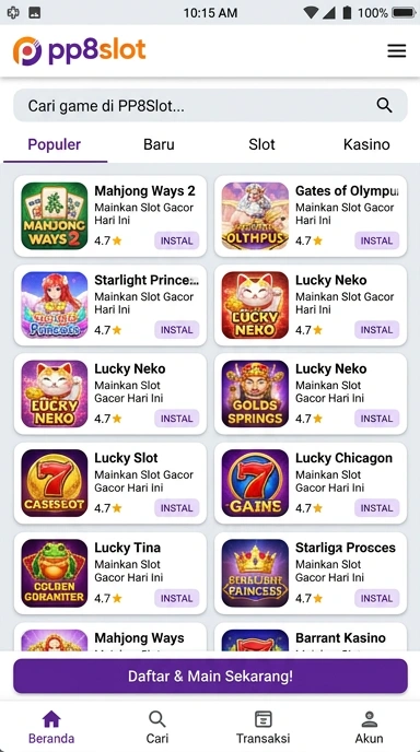 pp8slot - Pusat Akses Aplikasi Populer dan Kanal Uji Indonesia